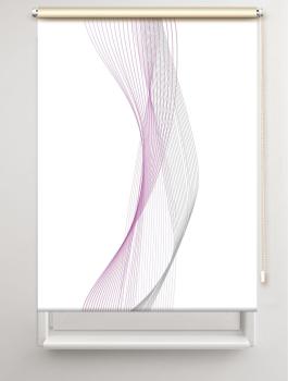 Rollo Stream two brombeere grey  , Rollo, Motivrollo, Rollo mit Druck, Fotorollo, bedrucktes Rollo, Fensterrollo,verdunkelndes Rollo, Sonnenschutz Rollo